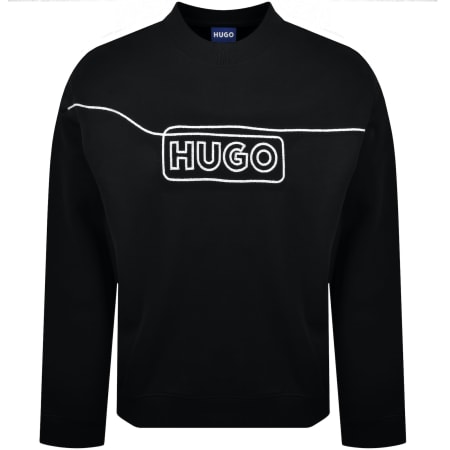 HUGO Blue Nedro Sweatshirt Black | Mainline Menswear